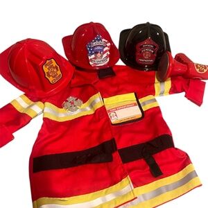 Melissa and Doug Fire Chief Costume working siren